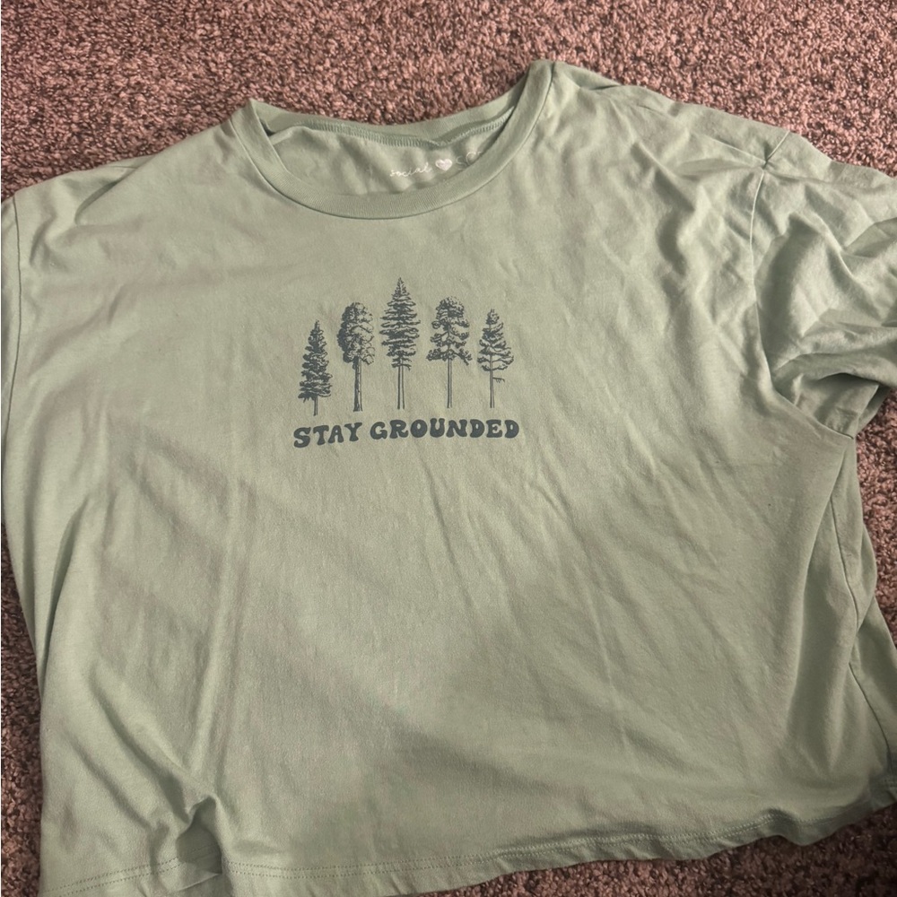 Social scene Olive Green Tee